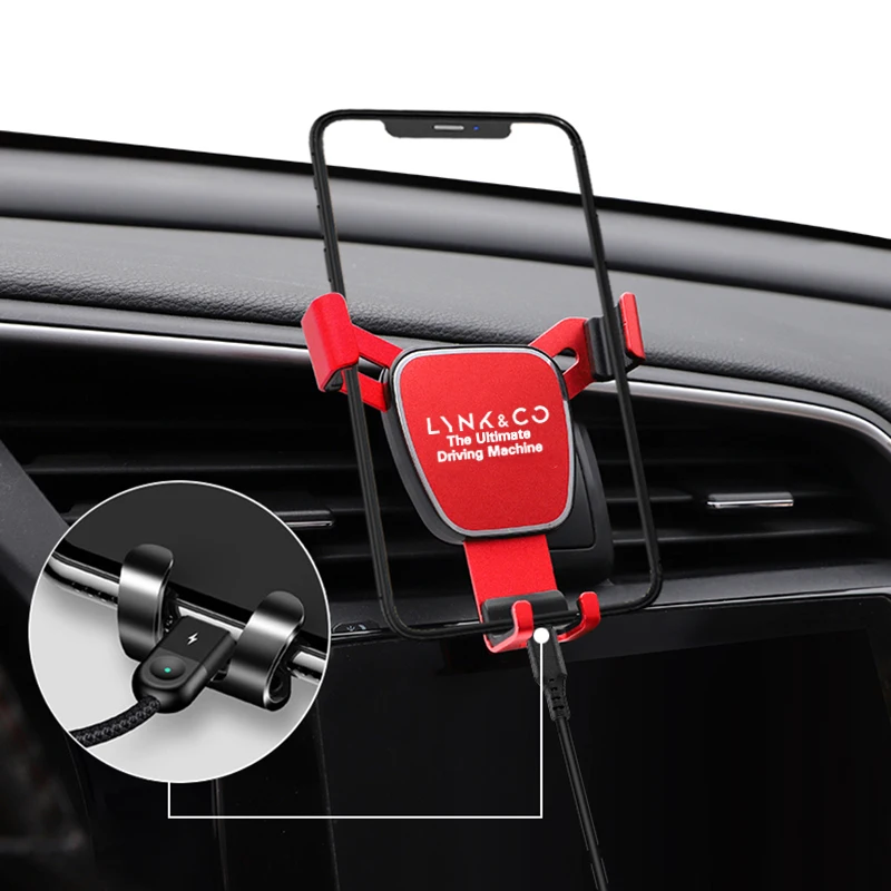 Car Styling Mobile Phone Fixing Holder Bracket for LINK CO 01 Phev 02 2.0td 03 Wtcr 05 06 03 Phev Auto Interior Accessories
