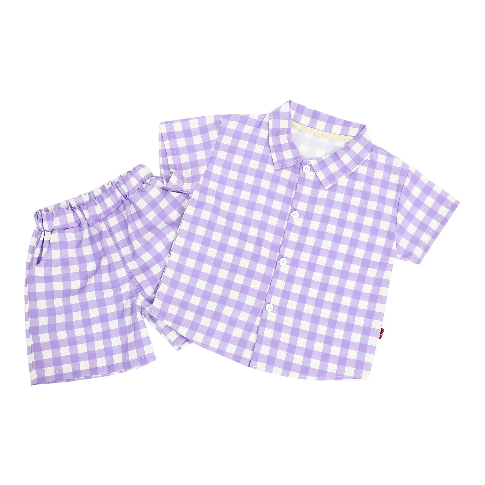 

1Set Baby Boy Girl Short Sleeve Shirt Pants Suit Summer Breathable Soft Cotton Toddler Clothes Outfit Birthday Wedding Photo