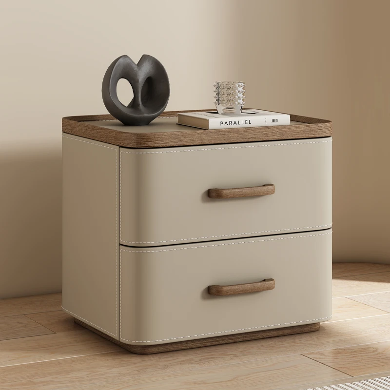 

Minimalist Simple Nightstand Storage Nordic Drawer Trendy Bedside Table Modern Aesthetic Mesitas De Noche Bedroom Furniture