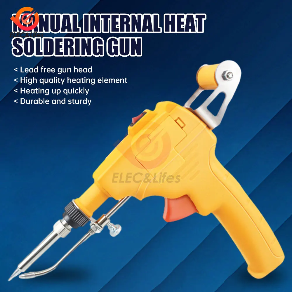 

Manual Electric Soldering Iron Tin Gun Hand-Held Internal Heating Automatically Send Tin Gun Welding Heating Repair Tools