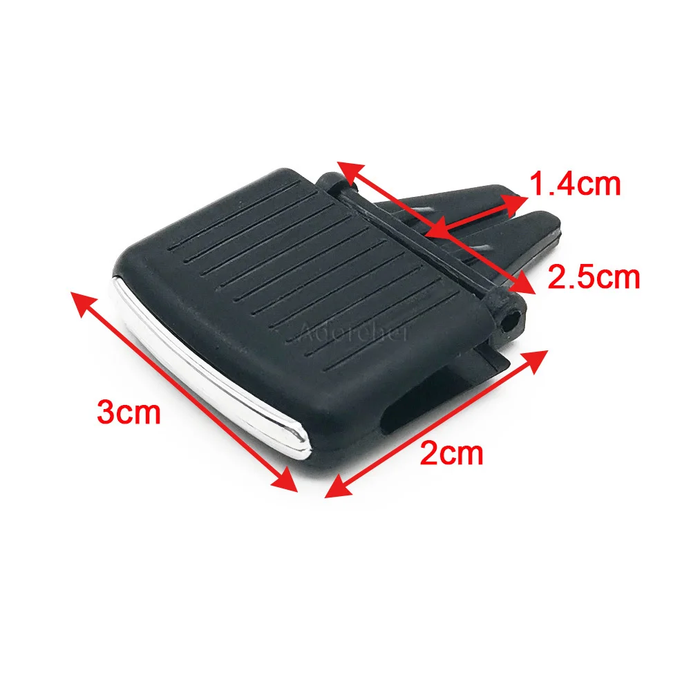 4 PCS Fit For VW Golf 5 Sagitar Jetta MK 5 Car Front Air Conditioning AC Vent Grille Slider Outlet Tab Clip Accessories