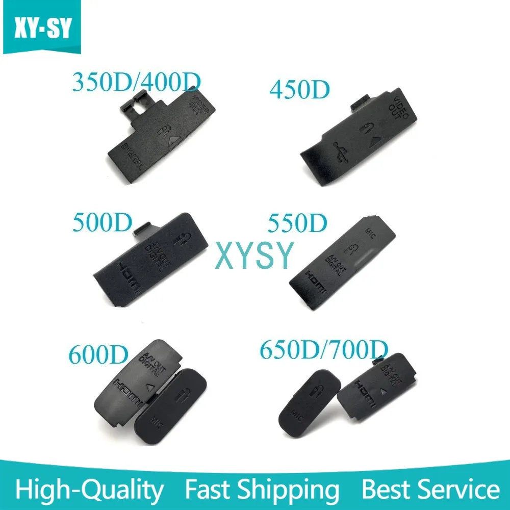 New for Canon EOS 350D/400D 450D 500D 550D 600D 650D/700D USB Rubber Lid Door HDMI-compatible MIC Cap Interface Cover Repair