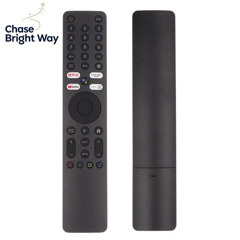 Smart Voice TV Remote for Ultra HD Android TV with Ergonomic Design Best for Elderly Easy Operation