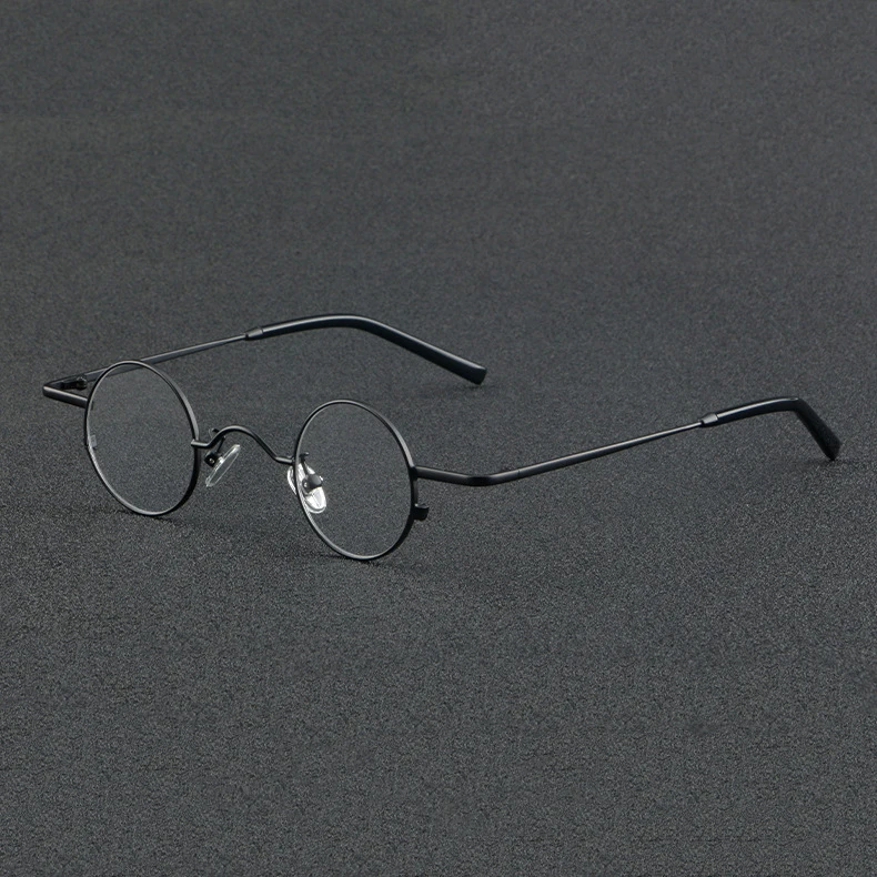 56948 Topkwaliteit Retro Puur Titanium Brilmontuur Dame Trend Klein Formaat Ronde Optische Brilmontuur Mannen Mode Heldere Brillen