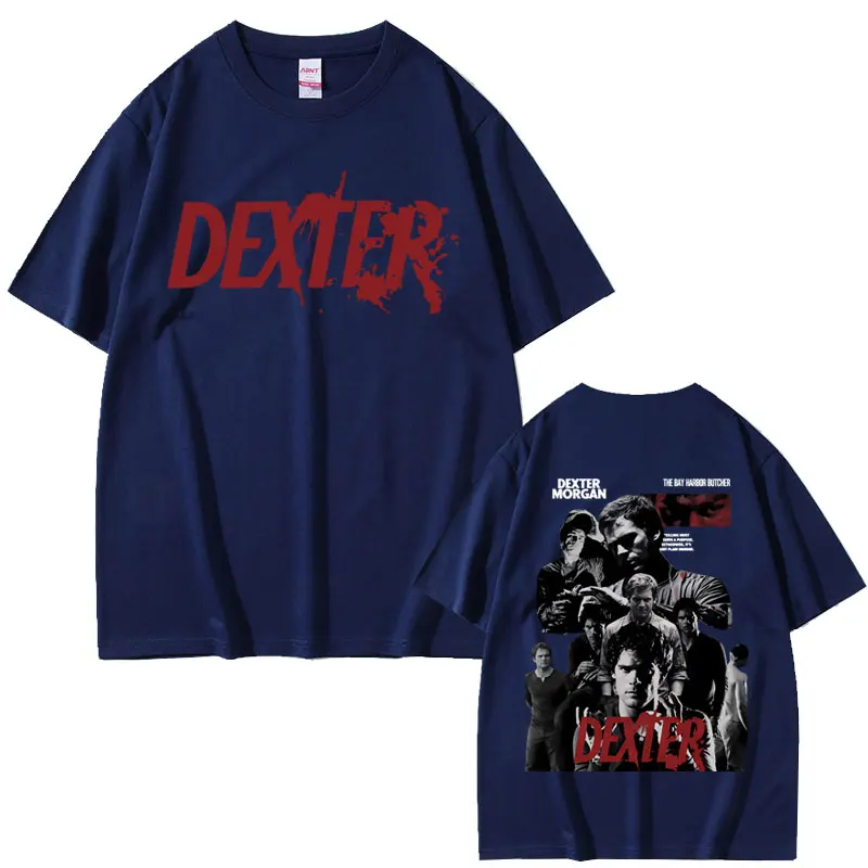 Dexter Morgan Harry's Code T-shirts Men's Women Clothing Casual Oversized Short Sleeve T Shirts Male Retro Gothic Cotton T-shirt