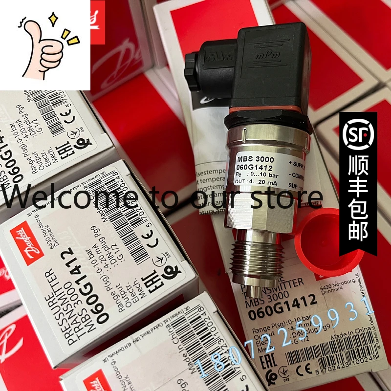 

Danfoss Pressure Sensor MBS3050 060G5780 0-100 Bar 1-10V.d.c Etc