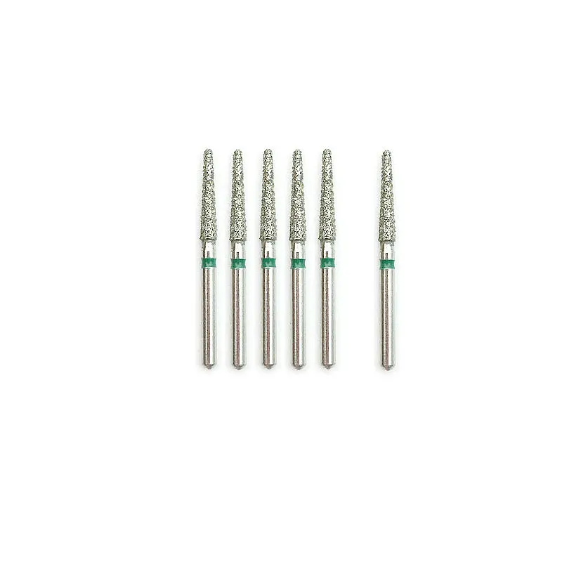 10pcs Dental Diamond Burs Drills High Speed FG 1.6mm Handpiece Polishing Whitening Tools for Dentist TR-13C