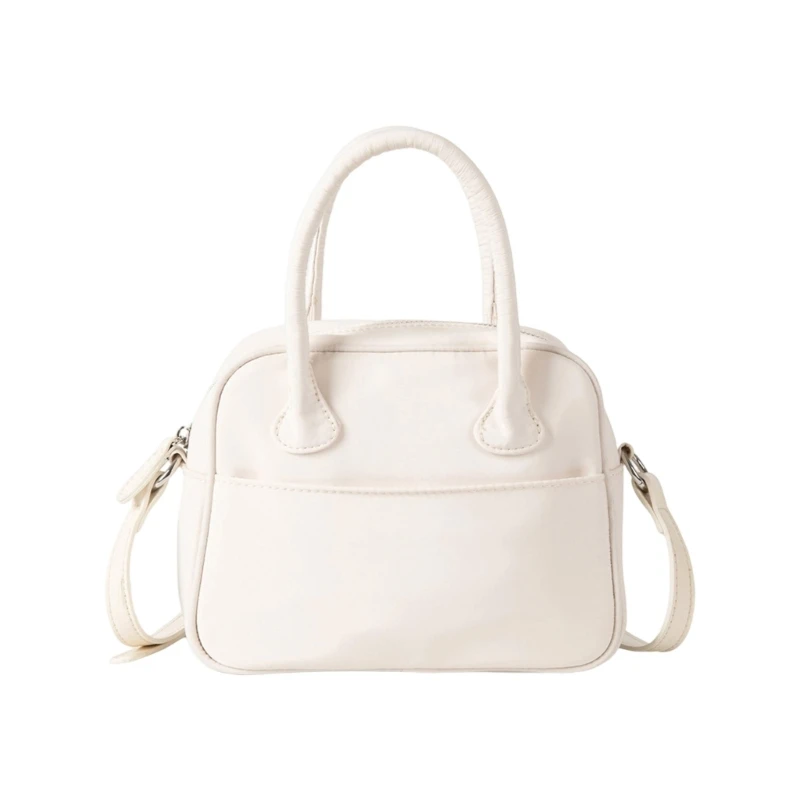 

E8FB Fashionable Crossbody Bag PU Shoulder Purse with Adjustable Strap For Women