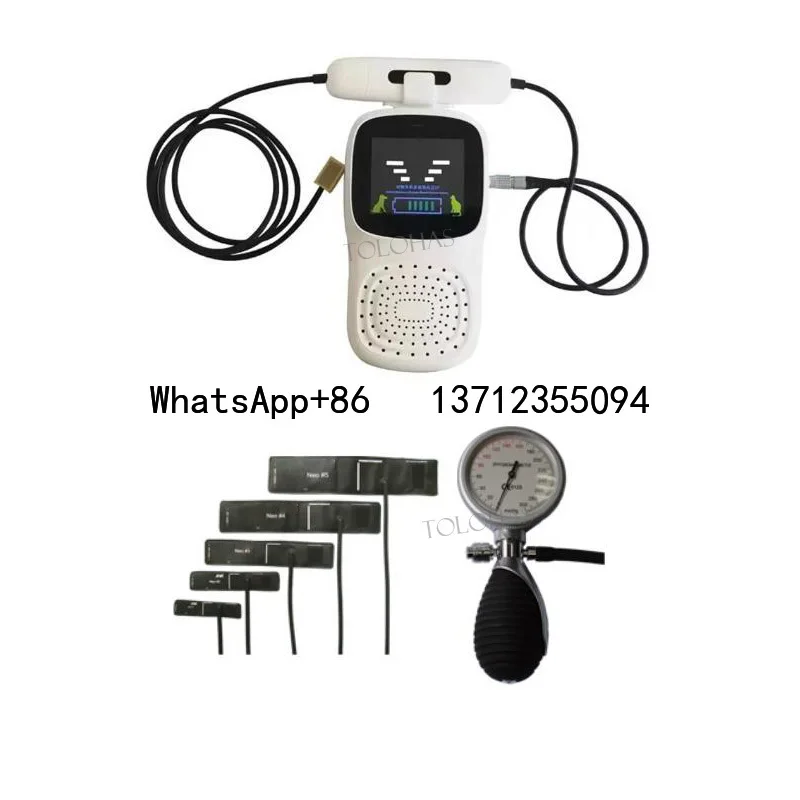 

LHWDS200 Bester Preis Tragbare Veterinär-BP-Maschine Tierarzt Doppler-Druck