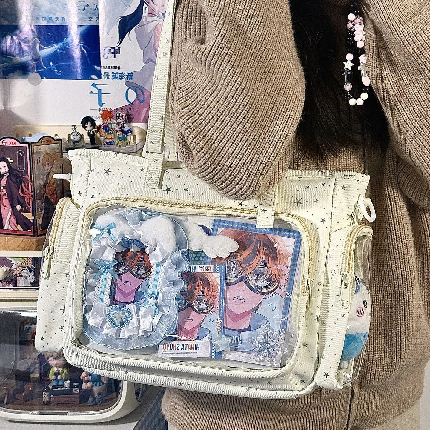 

Women's bags Luxury handbag crossbody bags shoulder bag new in y2k bag itabag 10cm doll bag transparent bag JK Japanese style