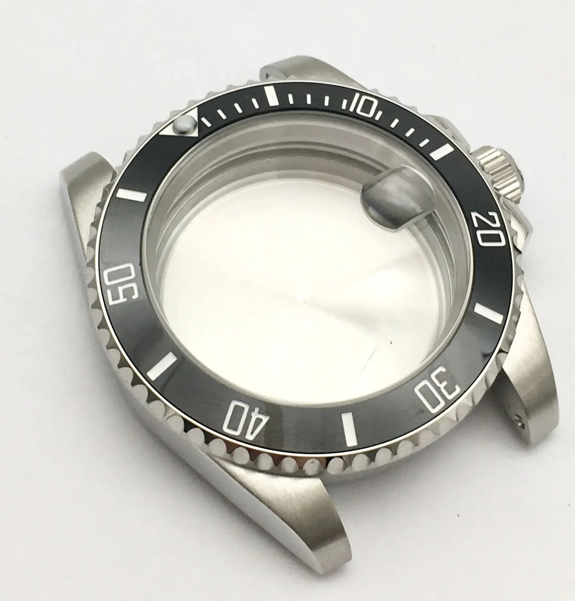 メンズステンレススチール時計ケース,メカニカル時計アクセサリーセット,動き40mm, 8200, 8215, 2813, 3804