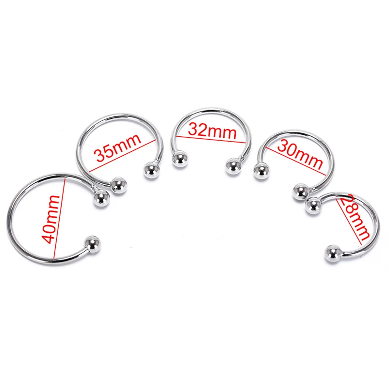 حلقة القضيب حلقات غير قابلة للصدأ عشرة الرأس منتجات تحفيزية للبالغين ألعاب جنسية للرجال حلقة معدنية ألعاب جنسية للرجال تأخير القذف #3