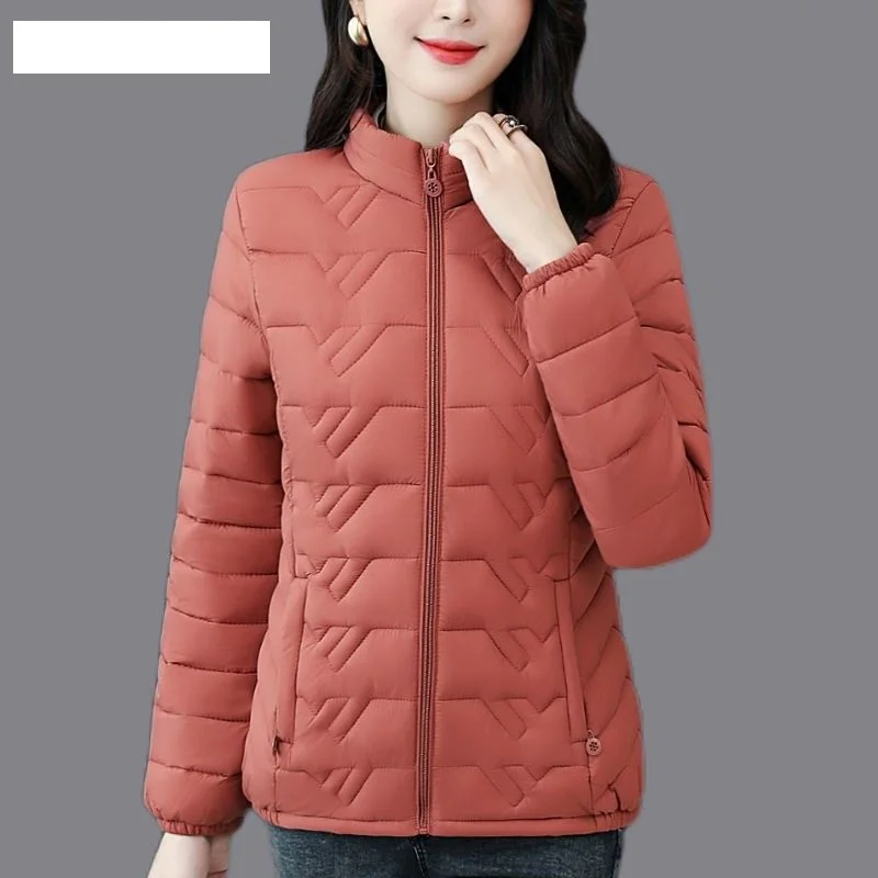 Middle-aged Elderly Fashion Coat Down Cotton-padded Women's 2025 Winter Short Female Light Loose Jacket Down Plus Size Overwear