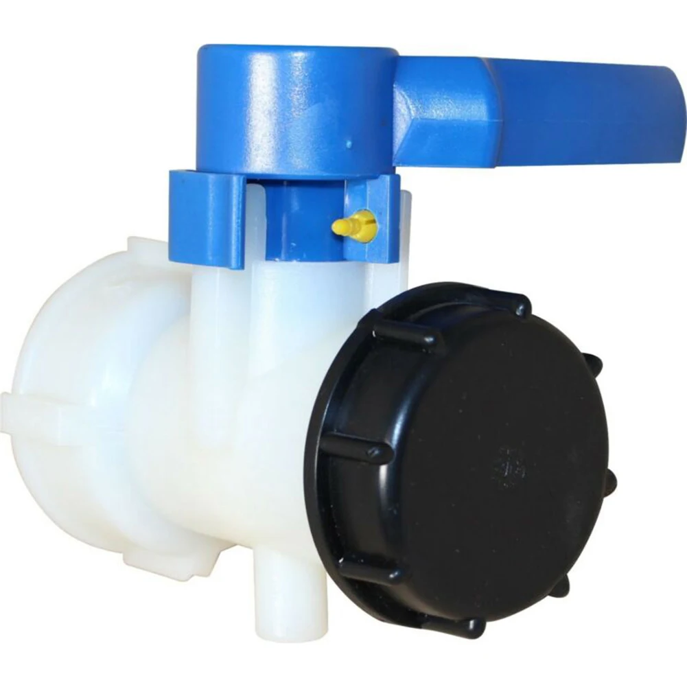 

High Performance Drain Cock Valve for IBC Containers 60mm Cap S60x6 Coarse Thread Engineered for Acid and Alkali Use