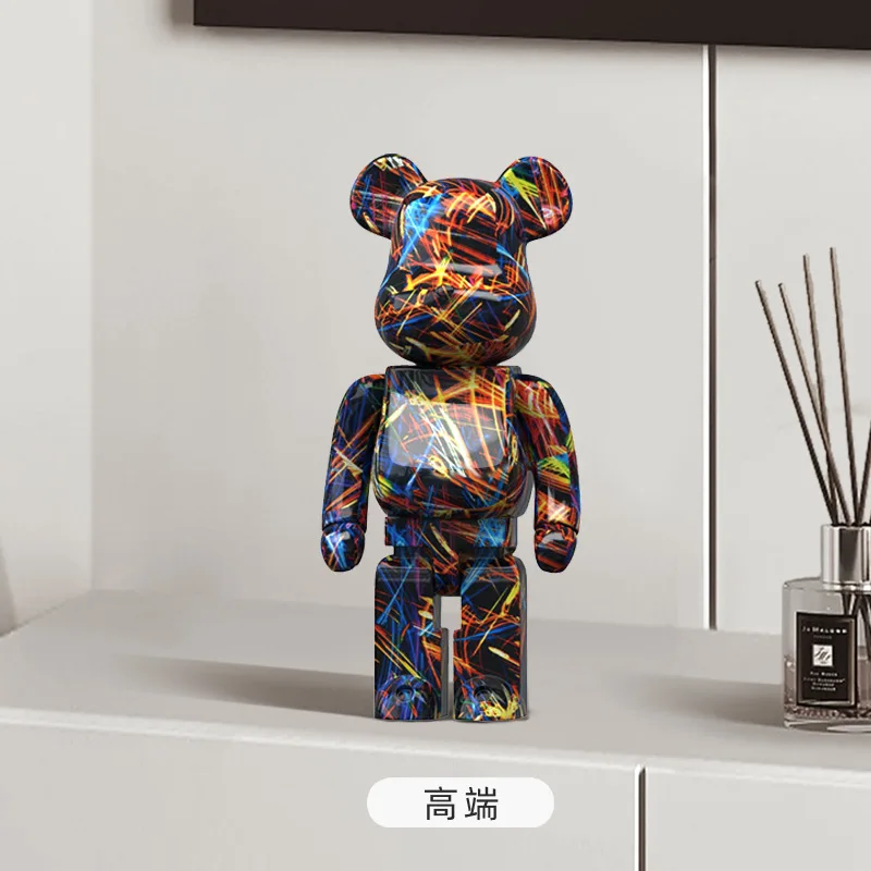 

Aesthetic Bear Figure Ceramics Violent Bear Statue Animal Figurine Sculpture Decor Luxury Livingroom Decoration Desk Accessories