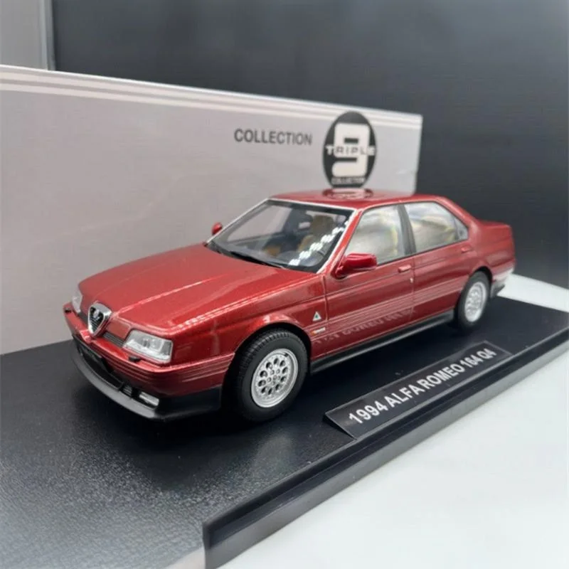 

1:18 1994, Alfa Romeo 164 Q4, сплав, ретро, роскошная модель автомобиля, литая под давлением металлическая классическая модель автомобиля для старых транспортных средств, имитация детской игрушки в подарок