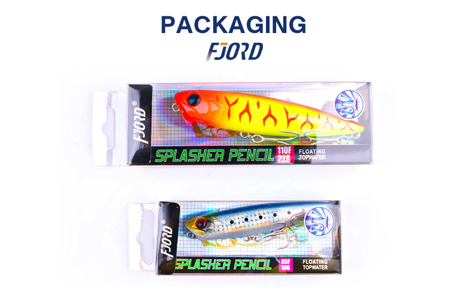 FJORD Schwimmender Bleistift 110 mm 22 g 85 mm 10 g Wobbler Topwater Walking Dog Salzwasserköder Stickbait Hechtbarsch Angelköder Tackle – Detail 8