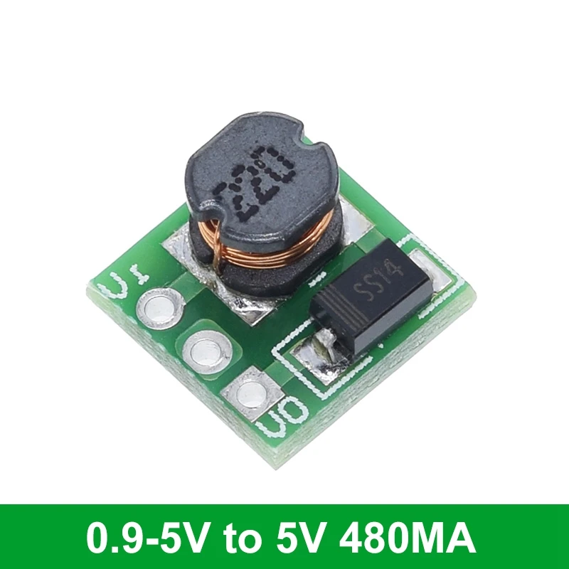 DC-DC Boost Module 0.9-5V To 5V 9V 480MA 600MA 1200MA 2000MA USB Output Voltage Step UP Lithium Battery Module For Phone Camera