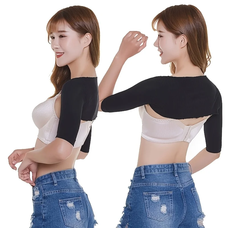 1 Piece of Women's Arm Shaping Garment, Arm Compression Sleeve Postoperative Arm Shaping Garment