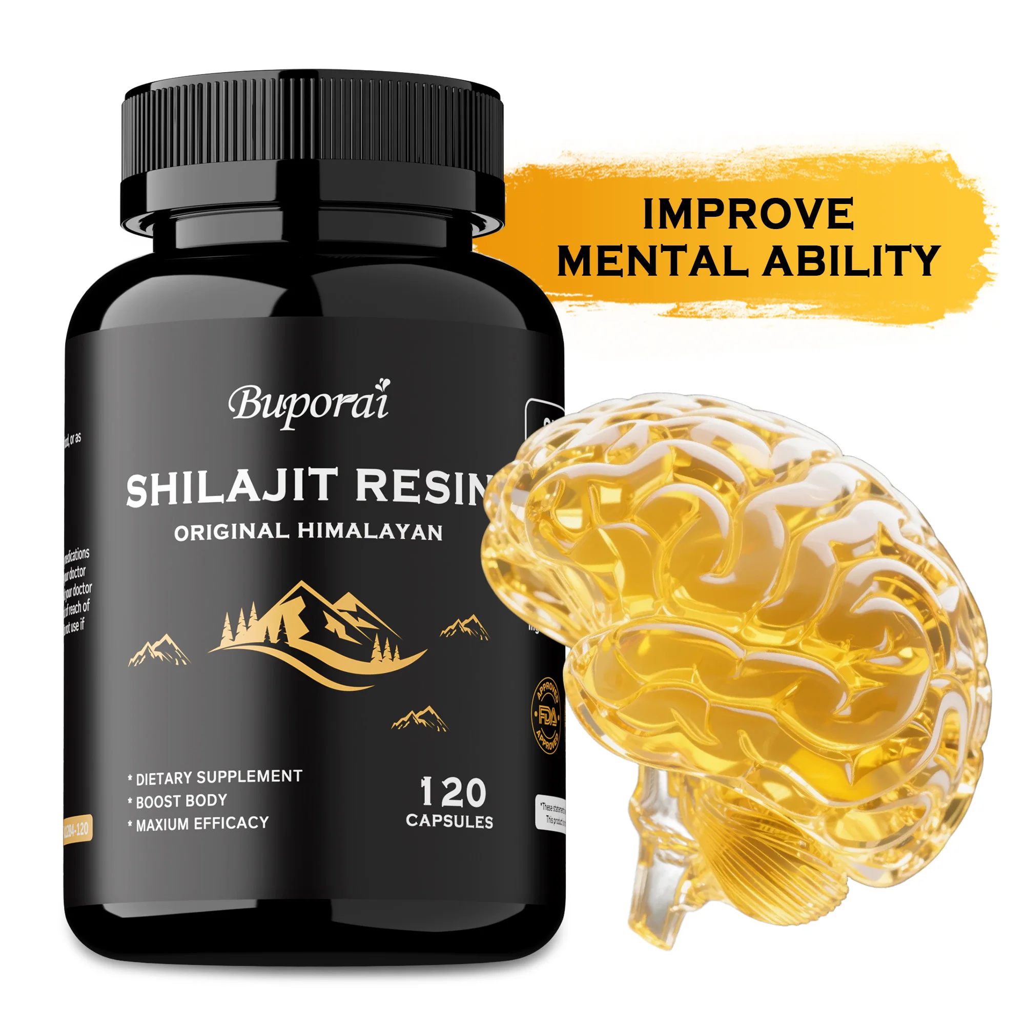 

Shilajit Resin - Combats Fatigue, Supports Brain Function, Improve Energy, Stamina and Immunity, Maintains Vitality, Non-GMO