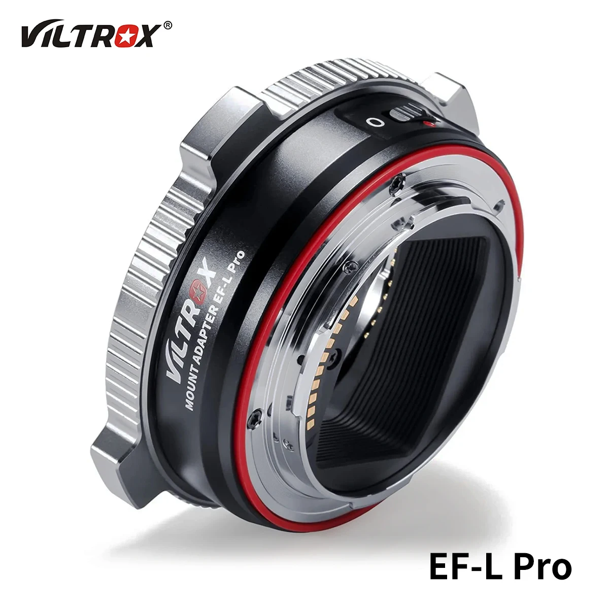 VILTROX EF-L Pro Lens Mount Adapter with Security Lock,Auto Focus Ring Adapter Compatible with Canon EF/EF-S Lens for L Mount
