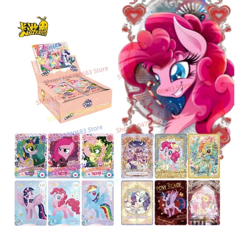 

Коллекционные карты KA YOU Card Tour Pony Polly: Полный набор для веселых видеоигр, шестой выпуск, оригинальный набор карт Huiyue.