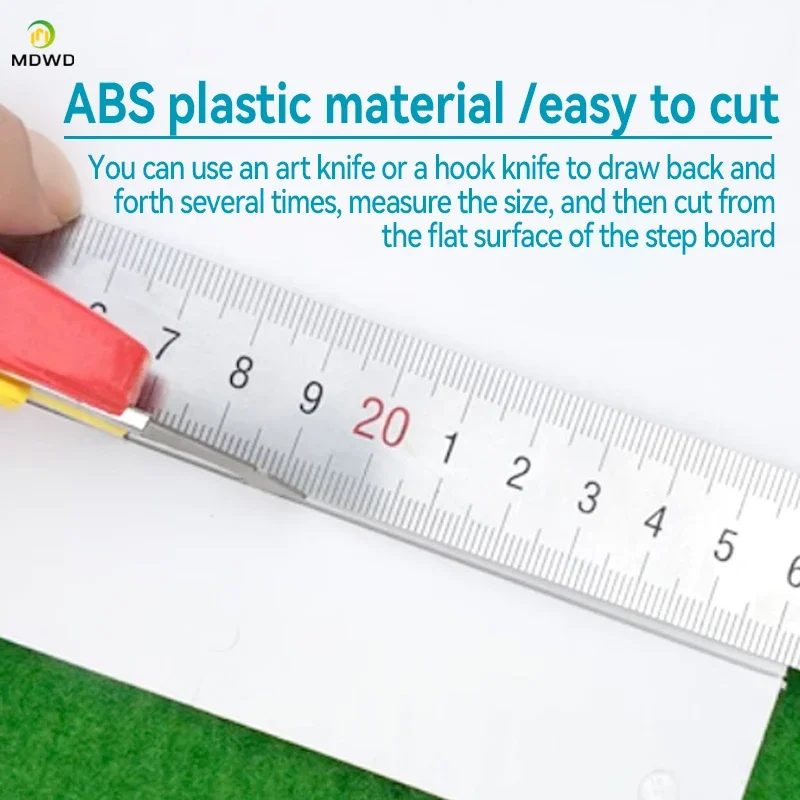 Zestaw do budowy schodów z tworzywa ABS Bloki Micro Scene DIY Piaskownica stołowa Materiał do modelowania Mini zestaw domowy do budowania modeli