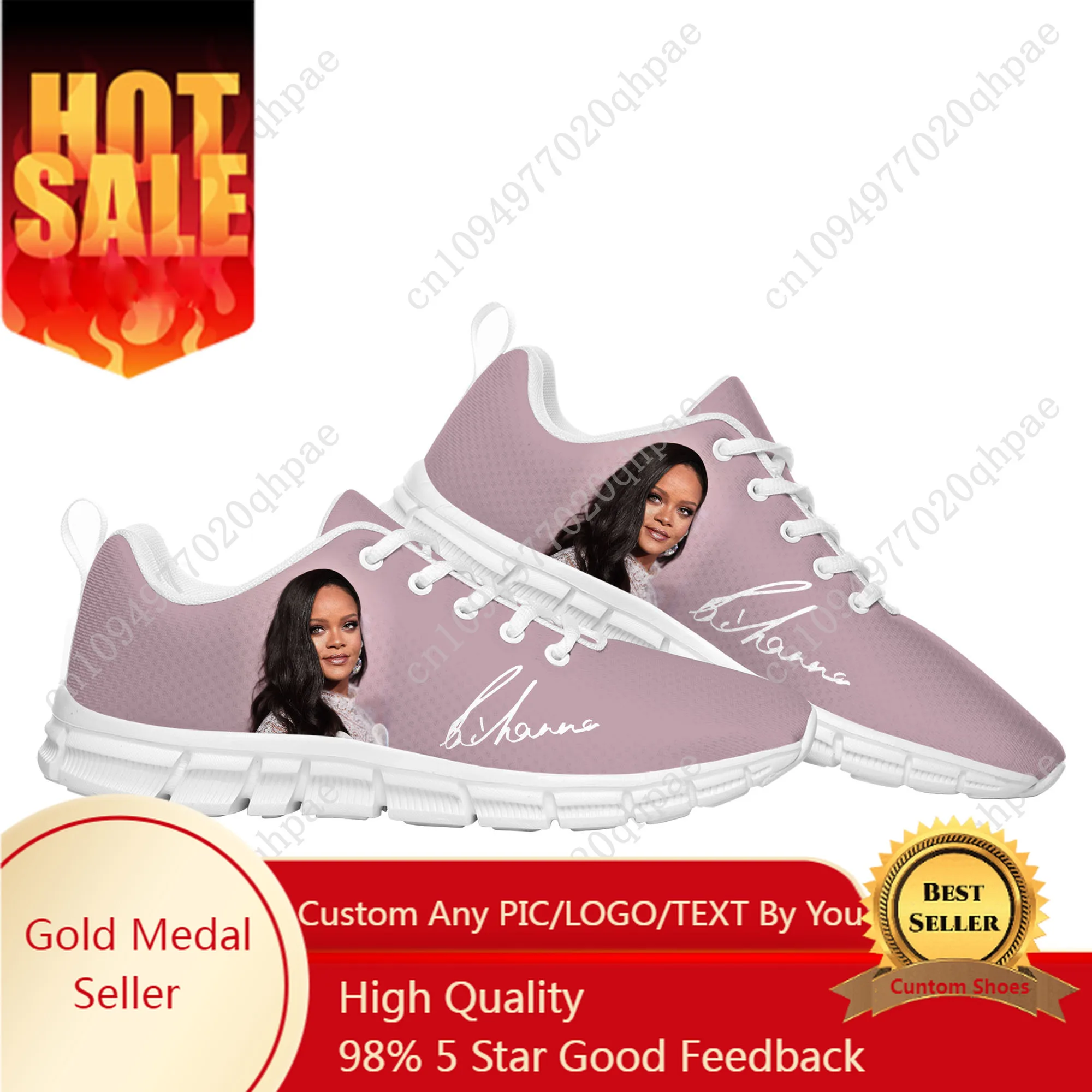 R-Rihanna Sports Shoes Mens Womens Teenager Customized Sneakers DIY Casual Custom Made Shoe High Quality Couple Shoes