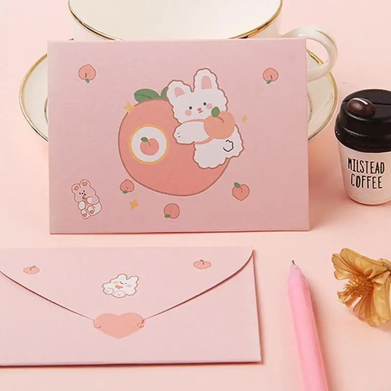 M5TB Cartoon Thank You Card Message Card Cards for Kids Friend