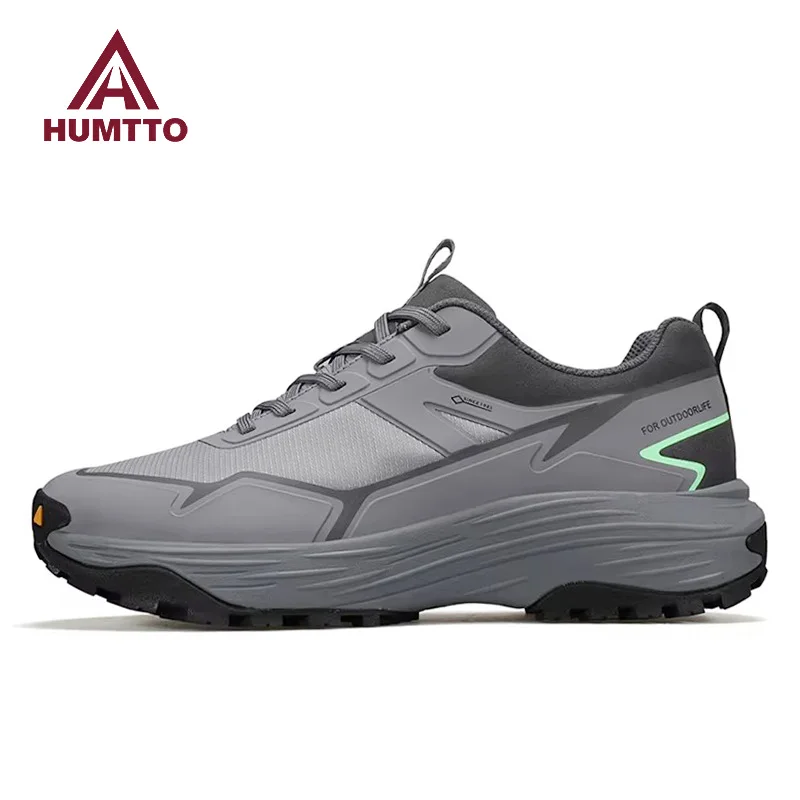 HUMTTO Hiking Shoes  Men Anti slip Breathable Climbing Mountaineering Lightweight Outdoor trekking sneakers ankle running Shoes