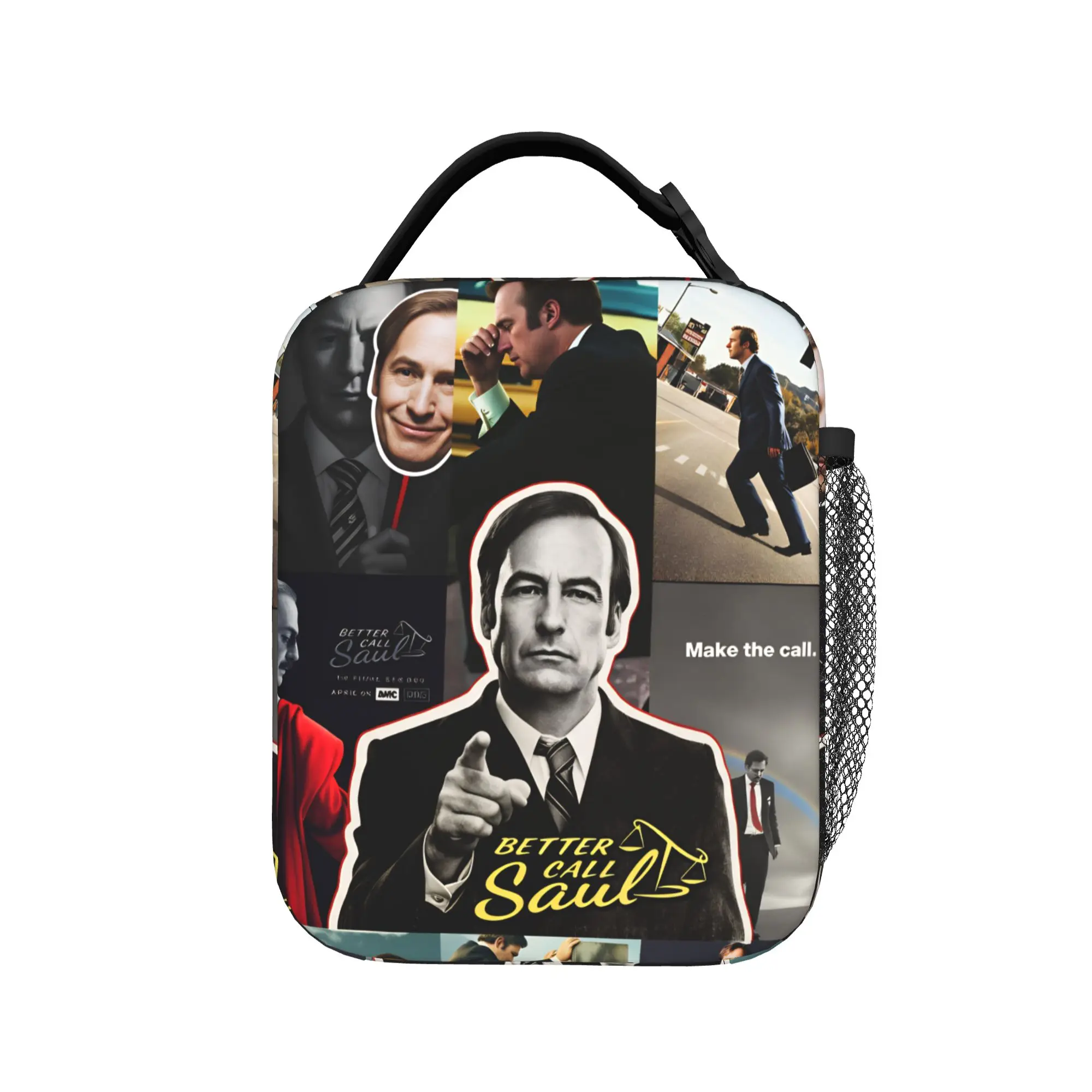 Better Call Saul Crime Television Lunch Bag Breaking Bad Cute Lunch Box For Child Picnic Zipper Cooler Bag Oxford Tote Food Bags
