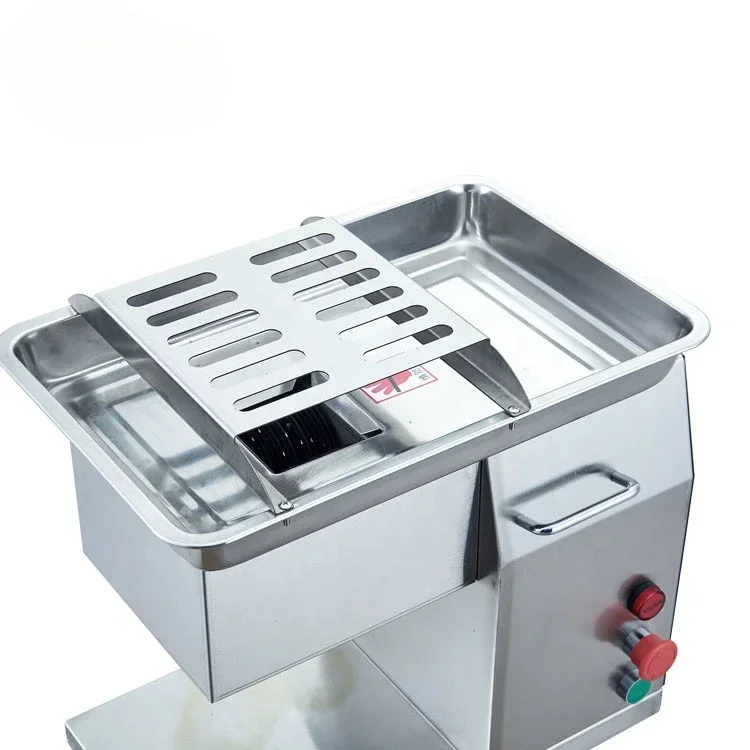 Factory Outlet Electric Table Type Automatic Commercial Meat Slicer Cutter Shredded Meat Cutting Machine