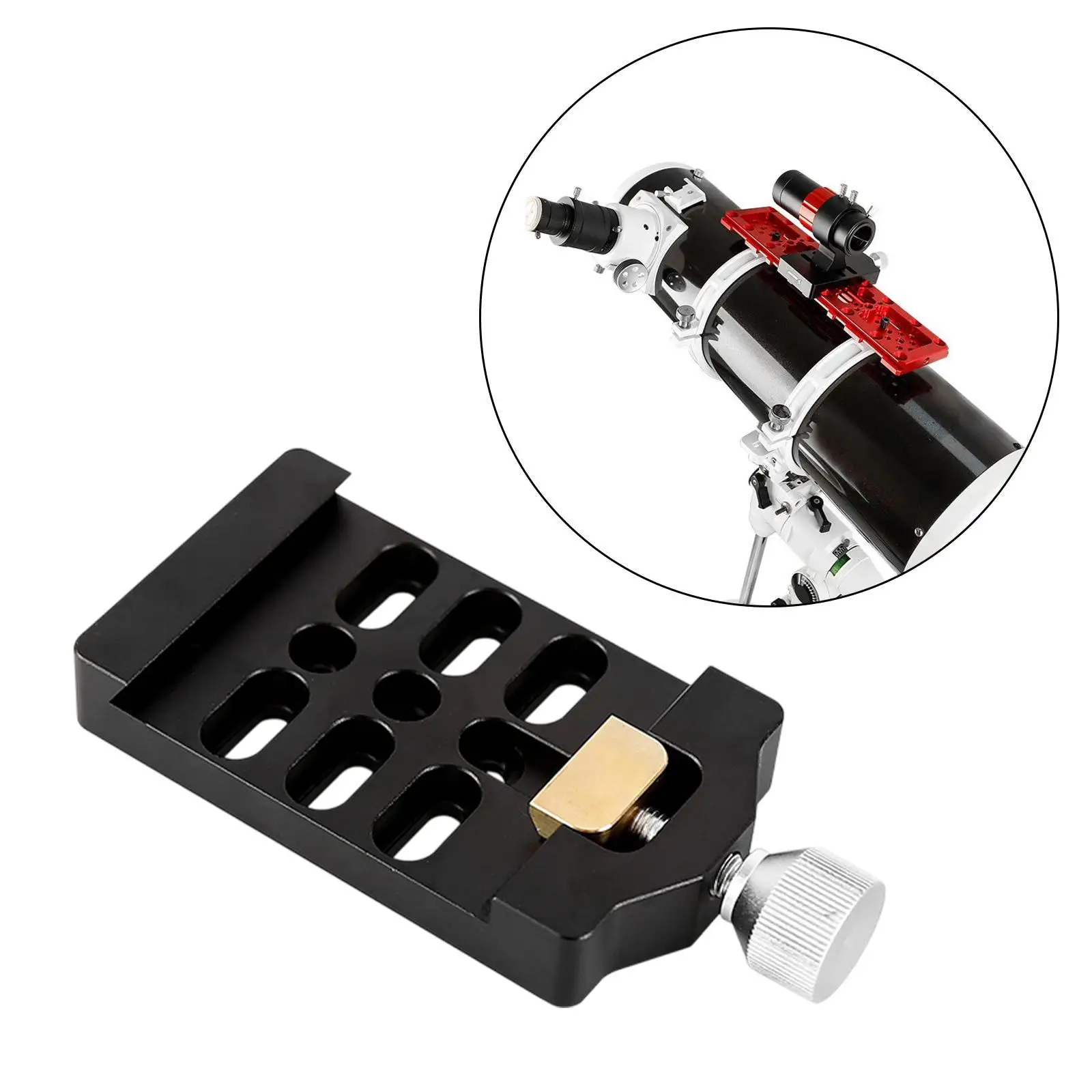 Telescope Saddle Clamp Base Professional Astronomical Telescope Adapter Base