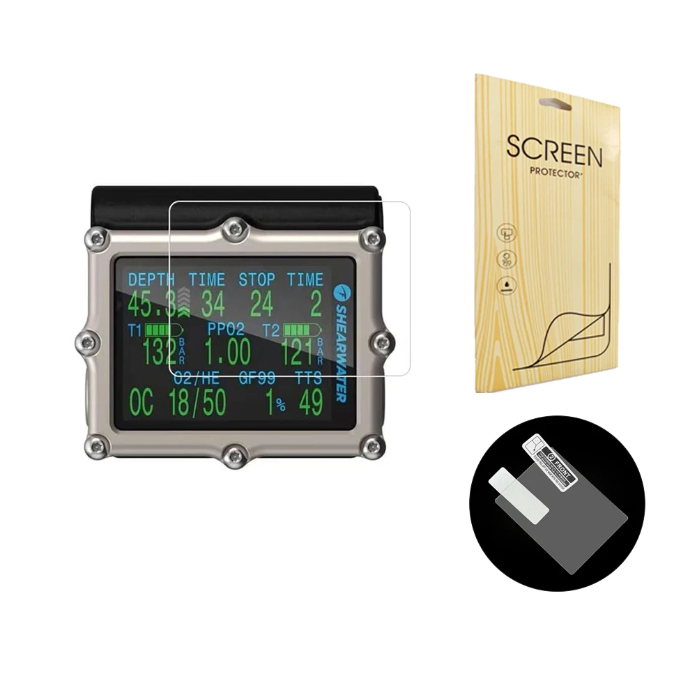 LCD Screen Protector Shield Film for Shearwater PETREL 3 Petrel3 Accessories