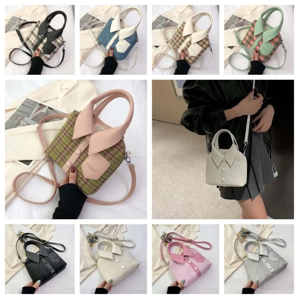 

Elegant Clothes Shaped Crossbody Bag Korean Style Creative Square Compact Shoulder Bag Waterproof Magnetic Button Women Handbag