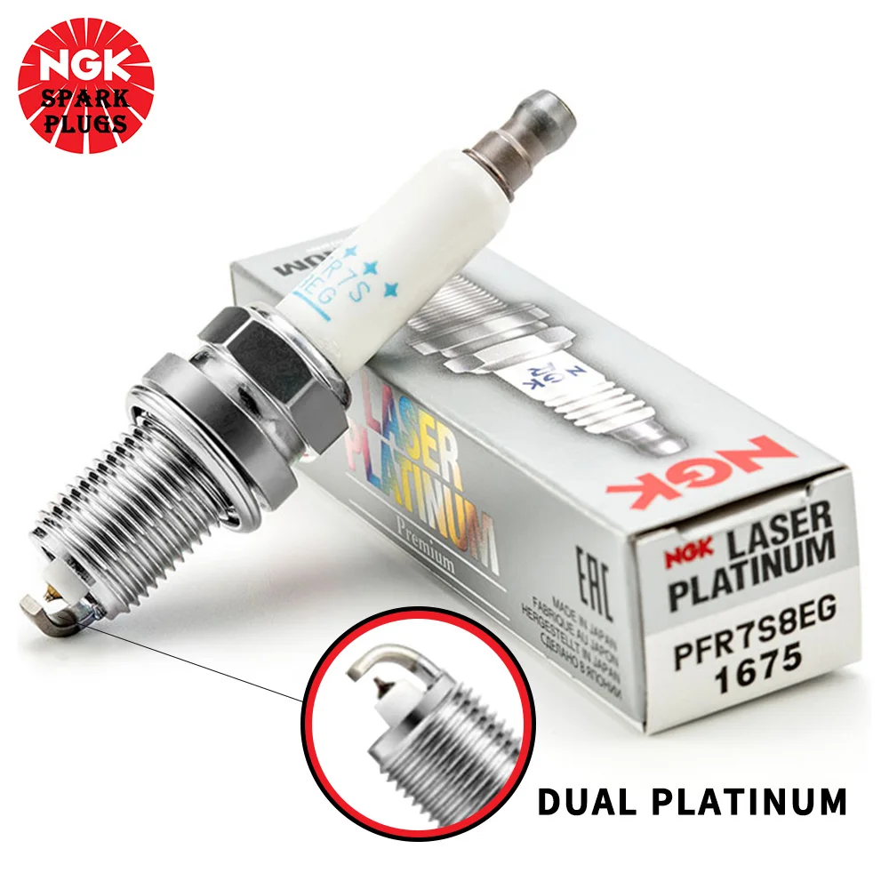 

NGK Dual Platinum Spark Plug Applicable To Vulnerable Parts Of Audi Volkswagen Lamborghinis Kodak Sylat PFR7S8EG 1675 4PCS