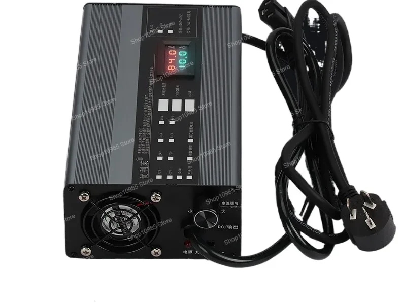 Electric vehicle lithium battery charger 60V72V48V10A8A15a high current adjustable fast charging