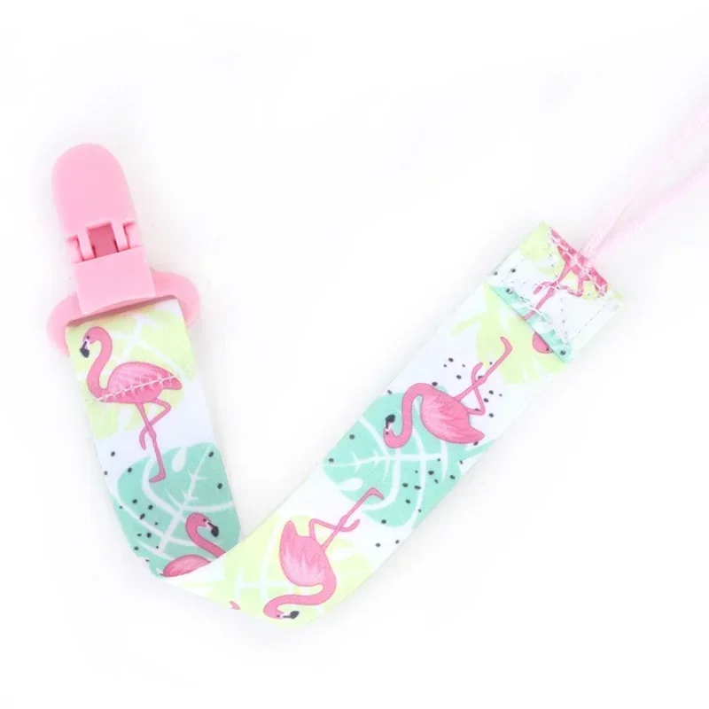 pacifier Belt Pacifier Newborn 4pcs/set pacifier chain clip Double-sided printed holder Infant feeding