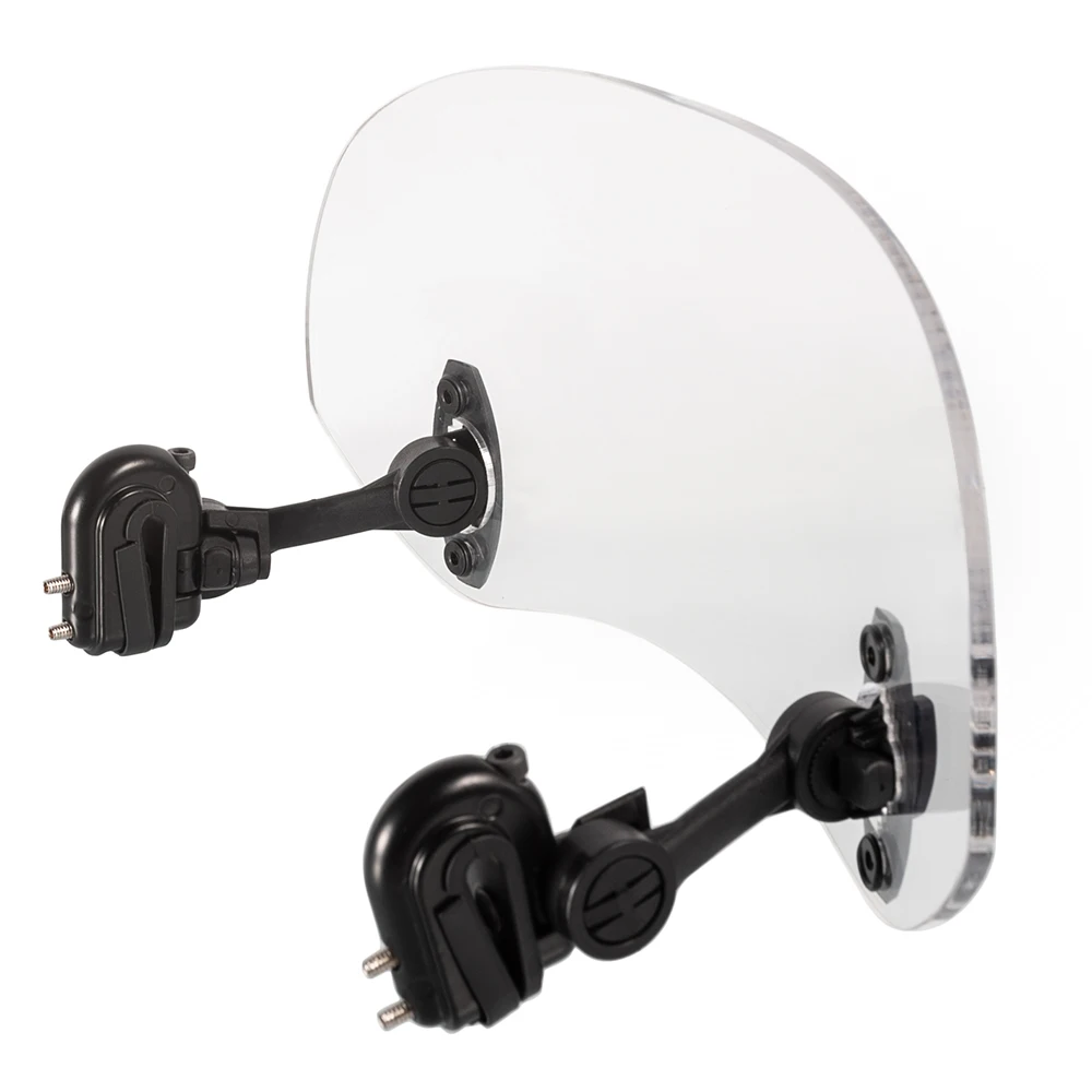 

Universal Motorcycle Spoiler Windscreen Extension Add-On Air deflector Adjustable Aerofoil Fitment