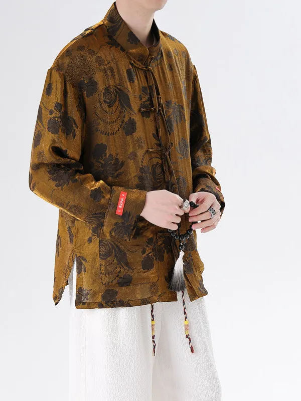 

New Chinese Sle Long Sve Loose Fit Casual irt Rose Embroidery Versatile Large Size Comfortable Breathable Office Wear