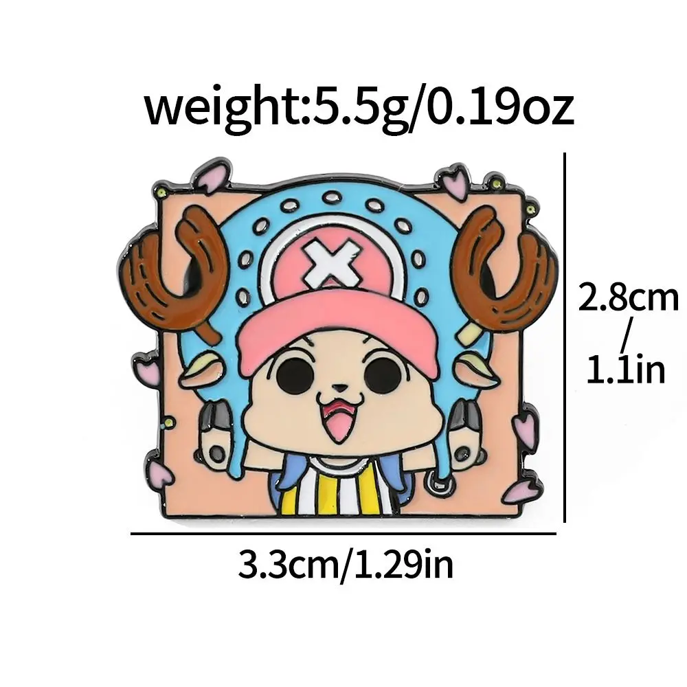 Japan Anime One Piece Luffy Usopp Metal Brooch Pin Cosplay Badge Decor Gift