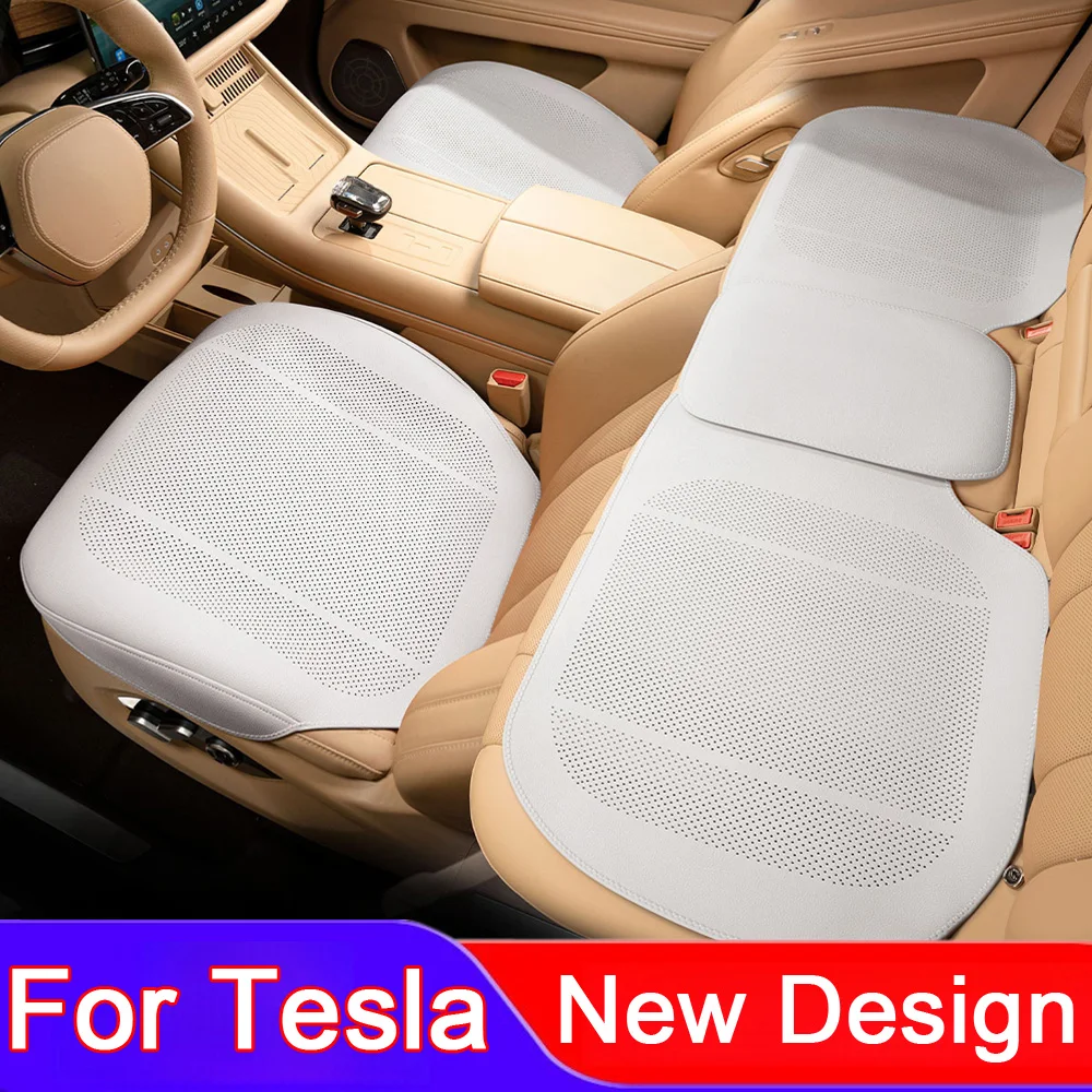 Car Seat Cover Front seat Full Surround Protective Covers Seat Cushion For Tesla Model Y Model 3 Model S Model X Cybertruck