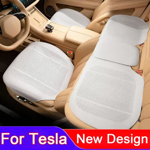 자동차 시트 커버 앞 시트 전체 서라운드 보호 커버 Tesla Model Y 모델 3 모델 S 모델 X Cybertruck 용 시트 쿠션