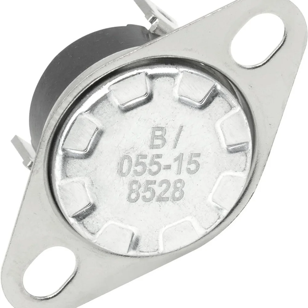 55C Normally Open Thermal Fuse 10A 250V Silver Replacement For Fan Temperature Switch For Dometic Refrigerator Cooling Unit