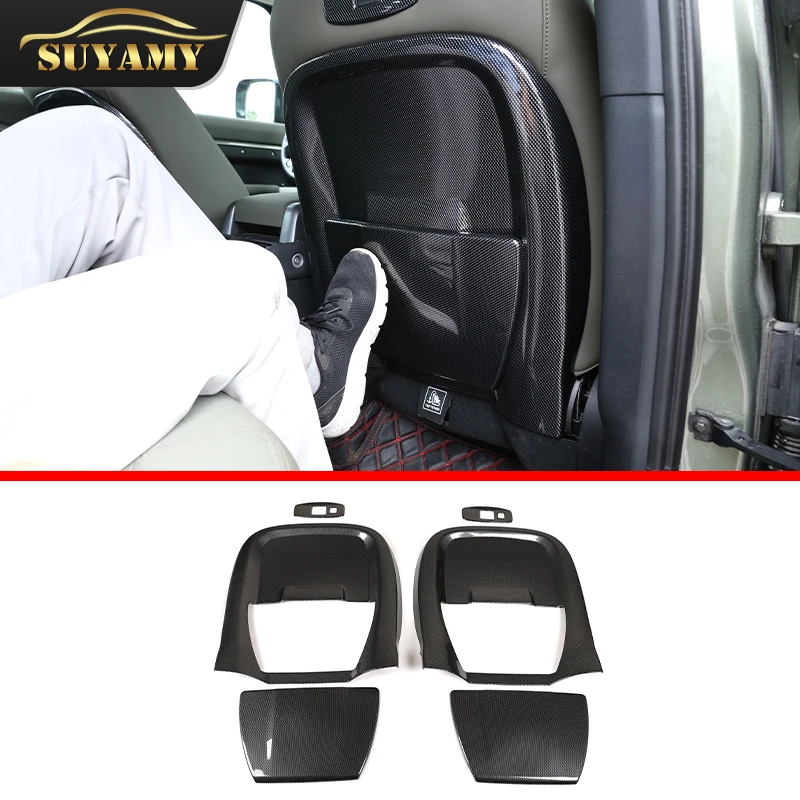 

6PCS Car Seat Back Protector Cover For Land Rover Defender 90 110 2020-2022 Waterproof Car Seat Back Protector Anti Kick Pad