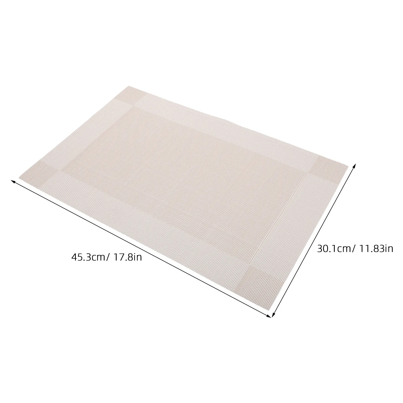 Woven Table Mat Braided Placemat Dining Kitchen Non-Slip Heat Resistant Desk Pad Decorative Tableware Protector