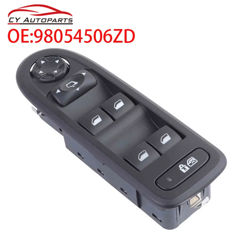 

New Front Left Power Window Switch For 2009-2013 Peugeot 408 508 For Citroen C5 98054506ZD