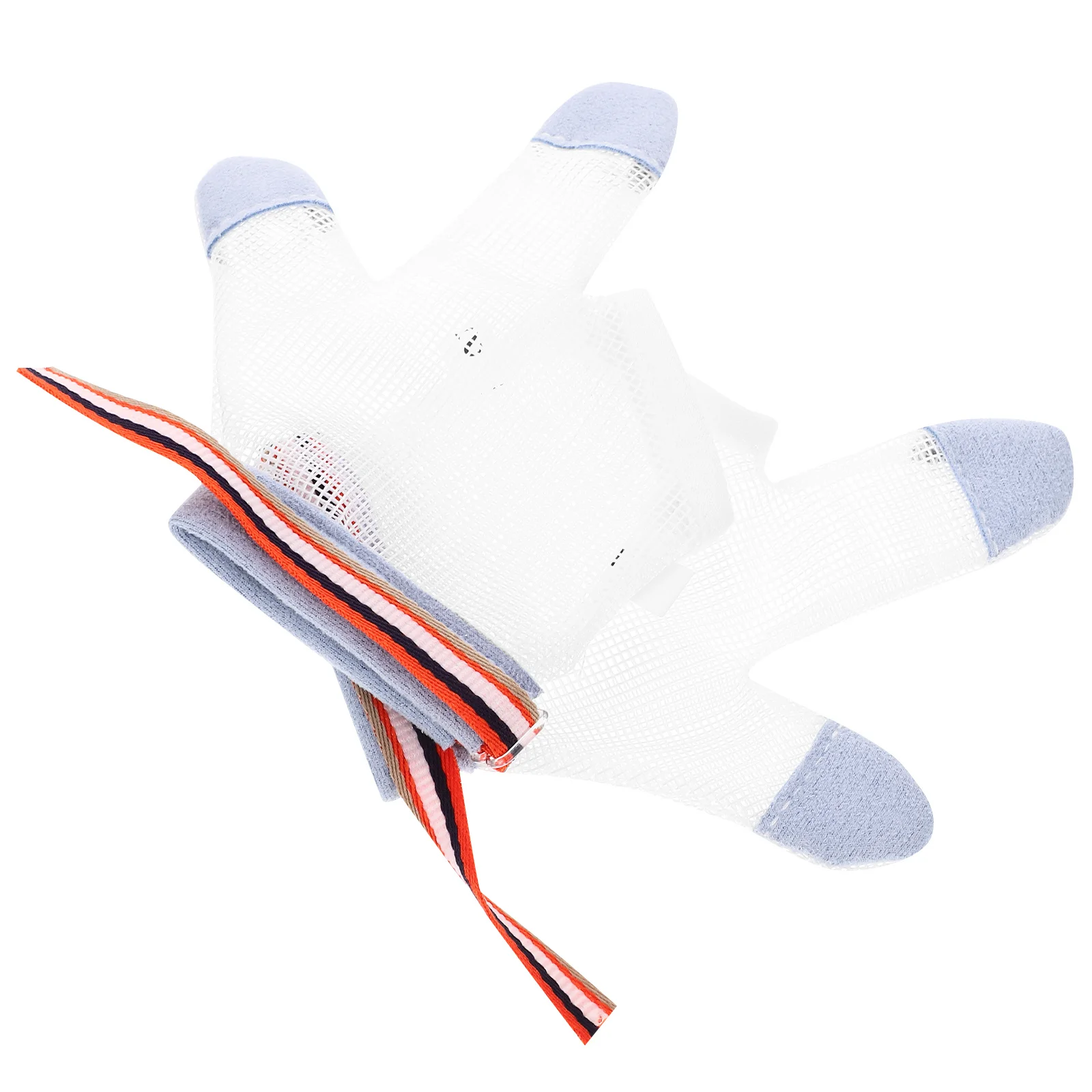 

1 Pair Anti-Eating Hand Gloves Breathable Teething Mitten For Baby Kids Soft Cotton Newborn Half-Finger Mitt Yarn Gloves Toddler