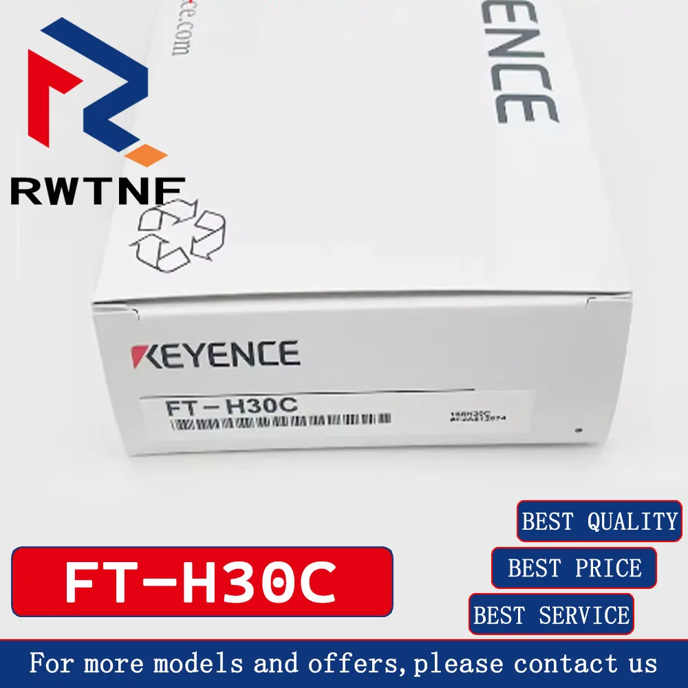 العلامة التجارية الجديدة حقيقية FT-H30C KEYENCE مستشعر درجة الحرارة الرقمي بالأشعة تحت الحمراء لمسافات طويلة، مخزون المستودعات