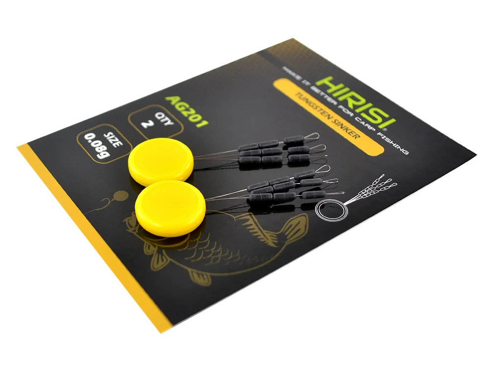 Hirisi AG200 Karpfenangeln Wolfram-Sinker Hakenleinen-Gewichte 0,05g 0,08g für Karpfenangeln Terminal Tackle Angelzubehör – Detail 6